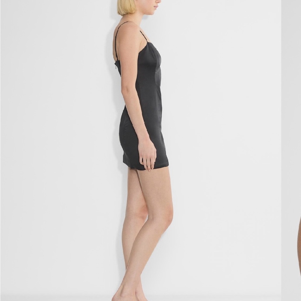 Aritzia Sunday Best Satin Shimmer Dress. Stretchy. Small. Size 4. - Picture 3 of 12